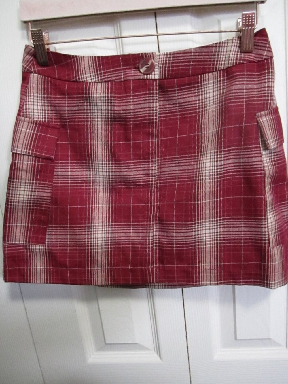 Forever 21 Red Plaid Mini Skirt